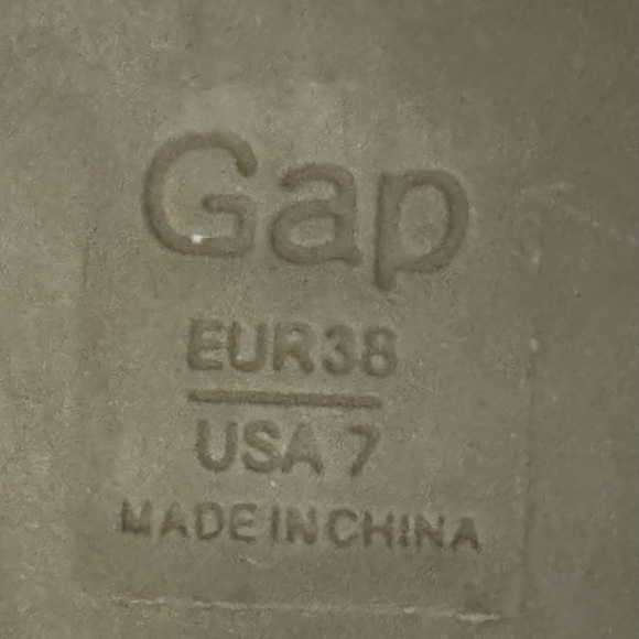 Gap Cognac Leather Booties Sz 7 - Picture 9 of 9